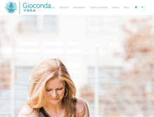 Tablet Screenshot of giocondayoga.com